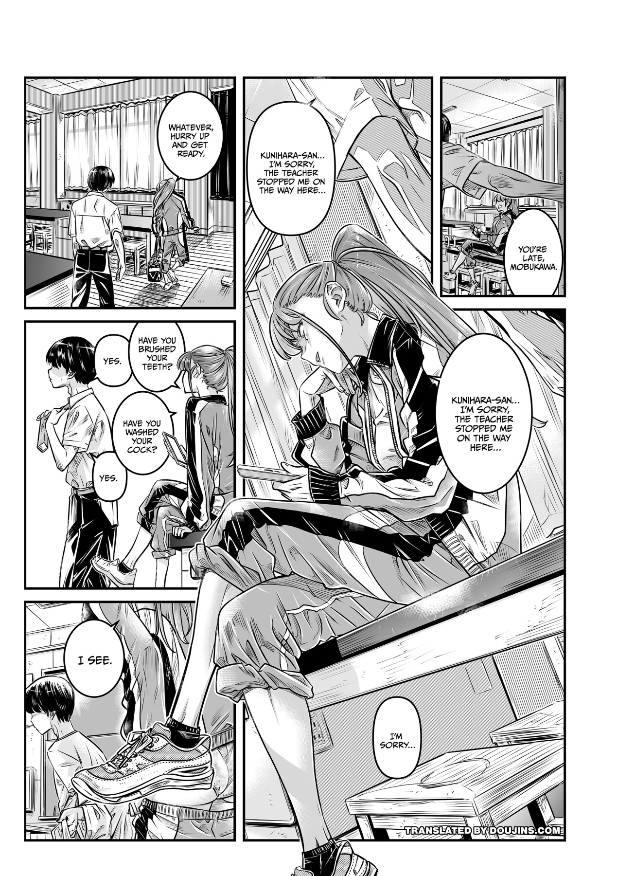 Hentai Manga Comic-The Dominant Track And Field Girl Can't Be Satisfied By A Nobody's Dick-Read-2